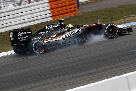Sergio Perez - Force India - GP Deutschland - Formel 1 - 29. Juli 2016