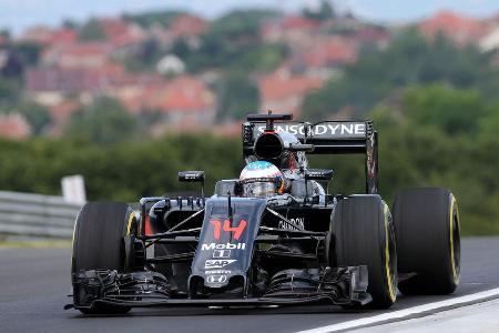 Fernando Alonso - McLaren - Formel 1 - GP Ungarn - 22. Juli 2016