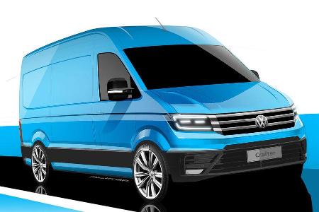 VW Crafter Designskizze