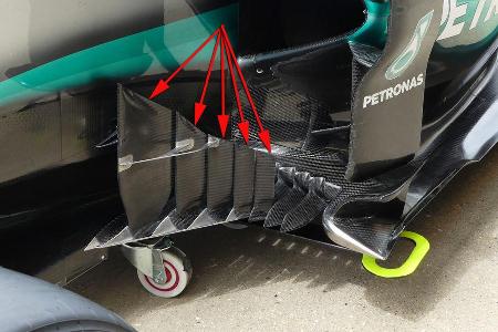 Mercedes - Technik - GP England / GP sterreich - Formel 1 - 2016