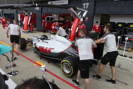HaasF1 - GP England - Silverstone - Formel 1 - Donnerstag - 7.7.2016