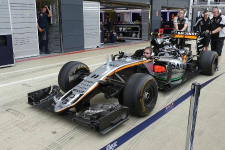 Force India - GP England - Silverstone - Formel 1 - Donnerstag - 7.7.2016