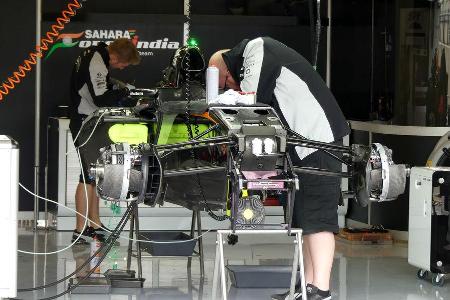 Force India - GP England - Silverstone - Formel 1 - Donnerstag - 7.7.2016 Force India - GP England - Silverstone - Formel 1 - Donnerstag - 7.7.2016