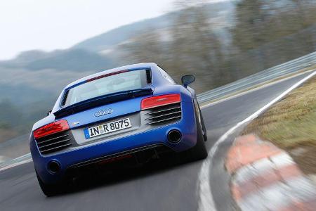 Audi R8 V10 plus 5.2 FSI, Heckansicht