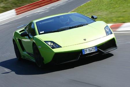 Lamborghini Gallardo LP 570-4 Superleggera, Frontansicht, Teststrecke