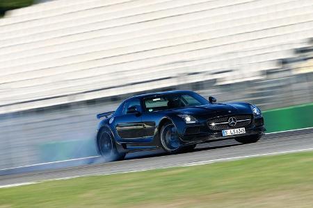 Mercedes SLS AMG Black Series, Seitenansicht, Driften