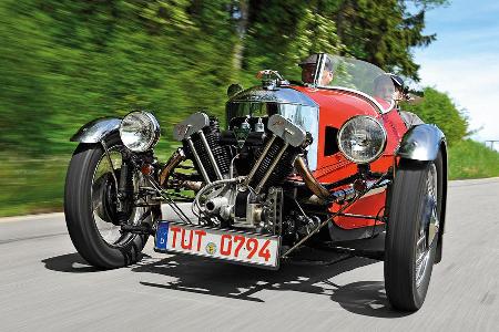 Morgan Super Sports Threewheeler, Frontansicht