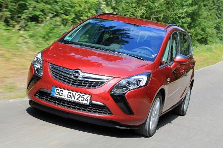 Opel Zafira Tourer 1.6 Turbo, Frontansicht Opel Zafira Tourer 1.6 Turbo, Frontansicht