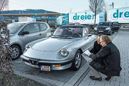 Alfa Spider 2.0., Frontansicht