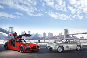 Mercedes 300 SL und SLS AMG Black Series