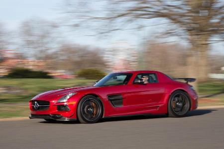 Mercedes 300 SL, Mercedes SLS AMG Black Series, New York, Impression
