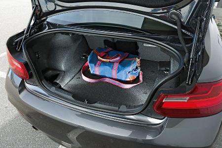 BMW 220d, Kofferraum