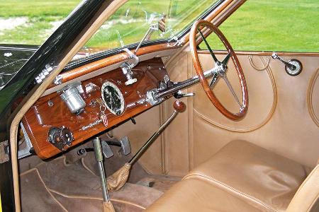 Bugatti Typ 57 Ventoux, Cockpit, Restauriert