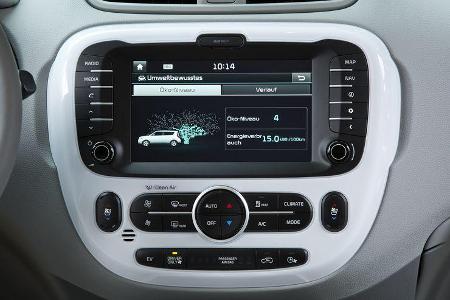 Kia Soul EV, ams, Fahrbericht, Infotainment