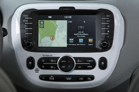 Kia Soul EV, ams, Fahrbericht, Infotainment