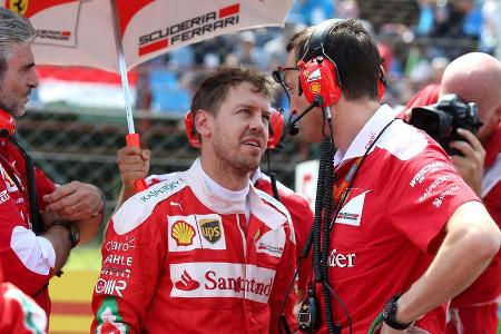 Sebastian Vettel - Ferrari - Formel 1 - GP Ungarn - 24. Juli 2016