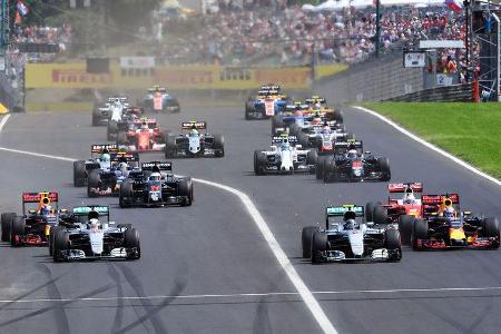 Start - Formel 1 - GP Ungarn - 24. Juli 2016