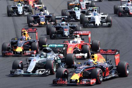 Start - Formel 1 - GP Ungarn - 24. Juli 2016