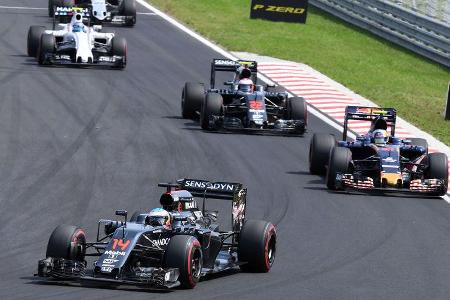 Fernando Alonso - McLaren - Formel 1 - GP Ungarn - 24. Juli 2016