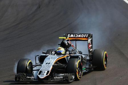 Sergio Perez - Force India - Formel 1 - GP Ungarn - 24. Juli 2016