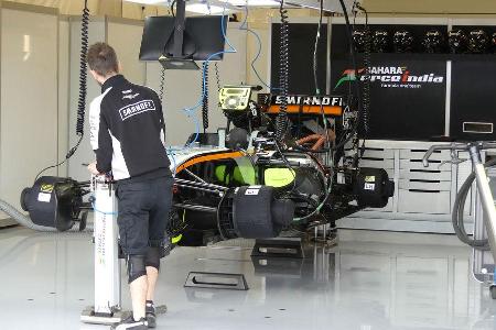 Force India - GP England - Silverstone - Formel 1 - Freitag - 8.7.2016