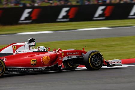 Sebastian Vettel - Ferrari - GP England - Silverstone - Formel 1 - Freitag - 8.7.2016