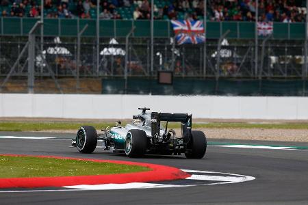 Lewis Hamilton - Mercedes - GP England - Silverstone - Formel 1 - Freitag - 8.7.2016