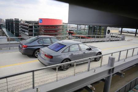 Audi A6 3.0 TDI Competition, BMW 535d, Seitenansicht