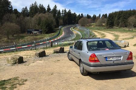 Mercedes C 180, Seat Arosa, Lans End, Reise, Impression