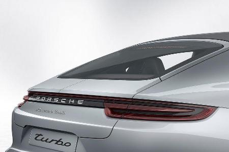 Porsche Panamera Turbo: adaptiver 4-Wege-Heckspoiler eingefahren