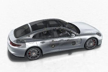 Porsche Panamera Turbo: Burmester 3D High-End Surround Sound System