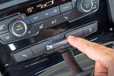 BMW 218d Active Tourer, Bedienelemente