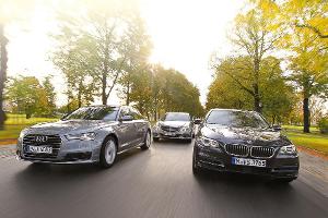 Audi A6, BMW Fnfer, Mercedes E-Klasse