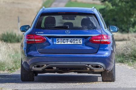 Mercedes C 180 T, Heckansicht