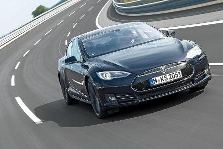 Tesla Model S, Frontansicht