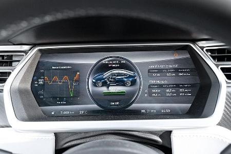 Tesla Model S, Anzeigeinstrument