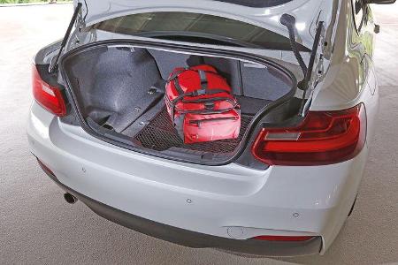 asv 1814, BMW 220i, Kofferraum