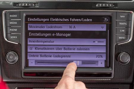 VW Golf GTE, Bildschirm, Anzeige