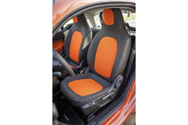 Smart Fortwo, ams, Fahrbericht, Sitze