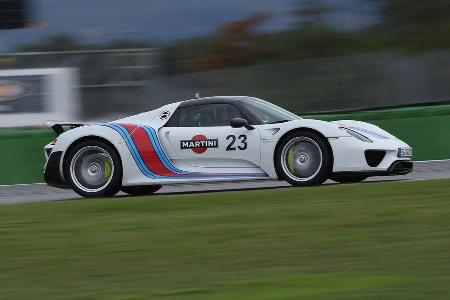 Porsche 918 Spyder, Seitenansicht