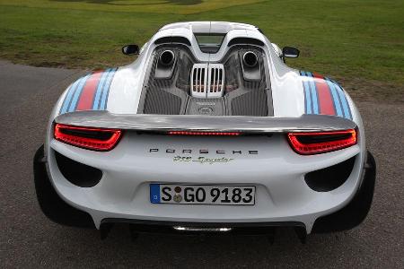 Porsche 918 Spyder, Heckansicht