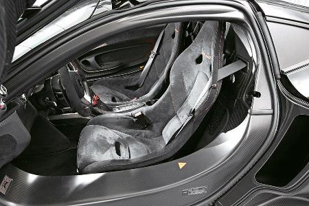 McLaren P1, Fahrersitz
