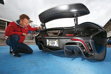 McLaren P1, Heckspoiler
