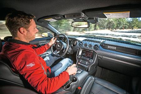 Ford Mustang, Cockpit, Fahrersicht