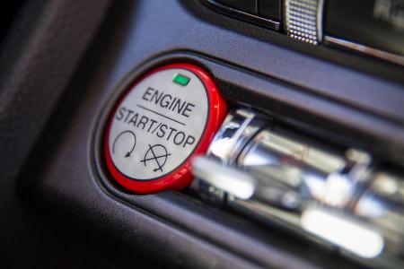 Ford Mustang, Startknopf, Bedienelement