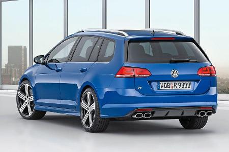 VW Golf R Variant, Heckansicht