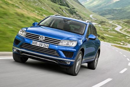 VW Touareg 3.0 V6 TDI SCR BMT, Frontansicht