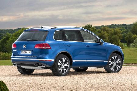 VW Touareg 3.0 V6 TDI SCR BMT, Heckansicht