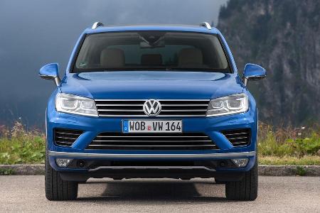 VW Touareg 3.0 V6 TDI SCR BMT, Frontansicht