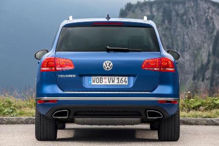 VW Touareg 3.0 V6 TDI SCR BMT, Heckansicht